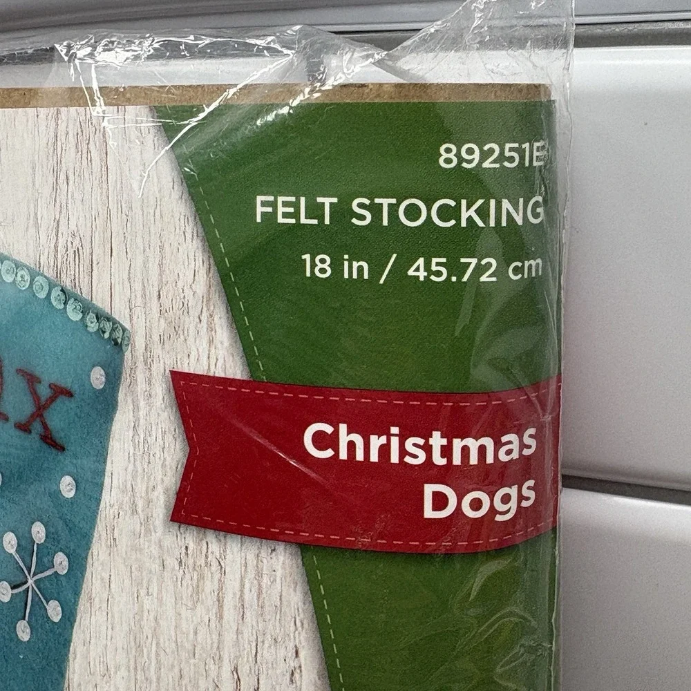 Bucilla‎ Felt Stocking Applique Kit 18